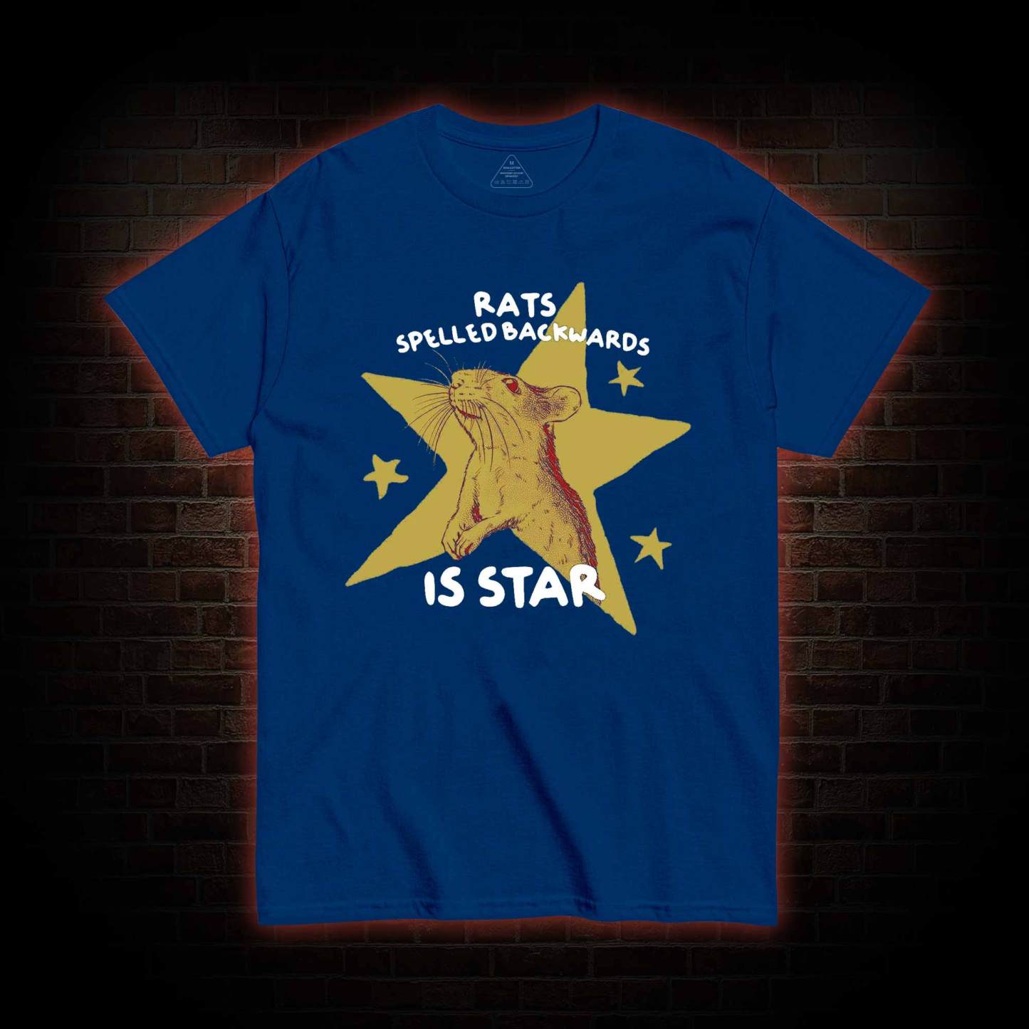 Rats Spelled Backwards is Star T-shirt