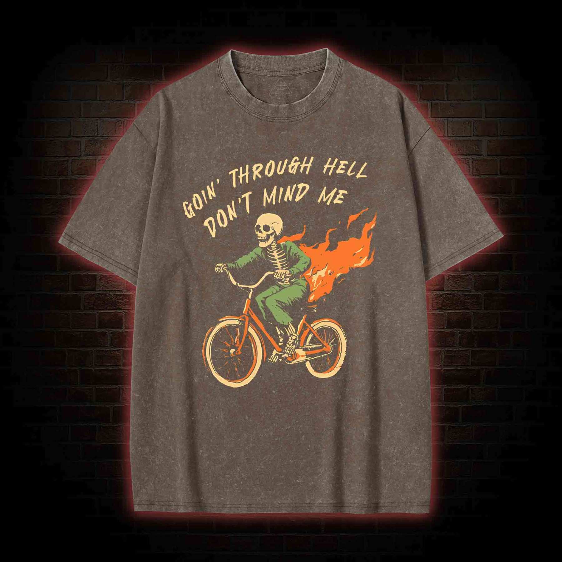 Goin' Through Hell Washed T-shirt