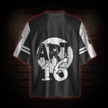 Warning Chaos Violence Bloodshed Oversized Jersey