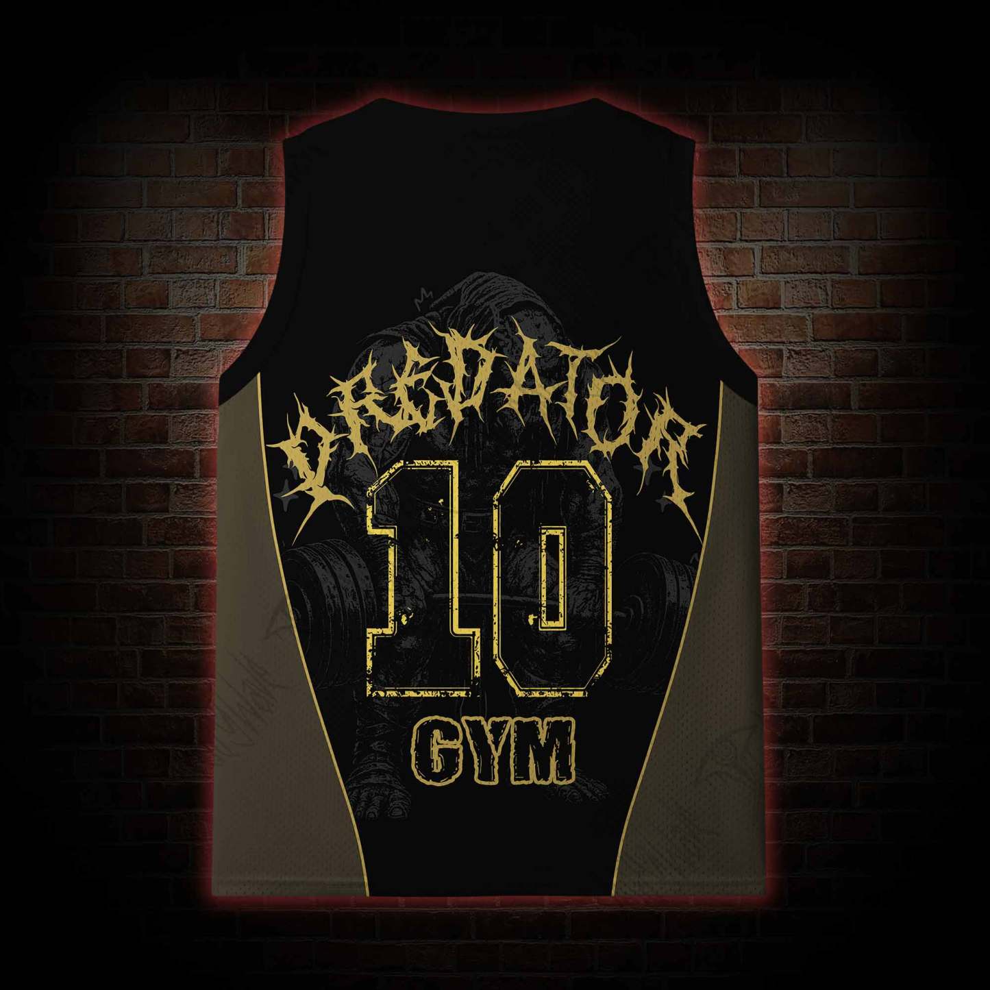 Alien Hunter Gym Mesh Jersey Tank Top