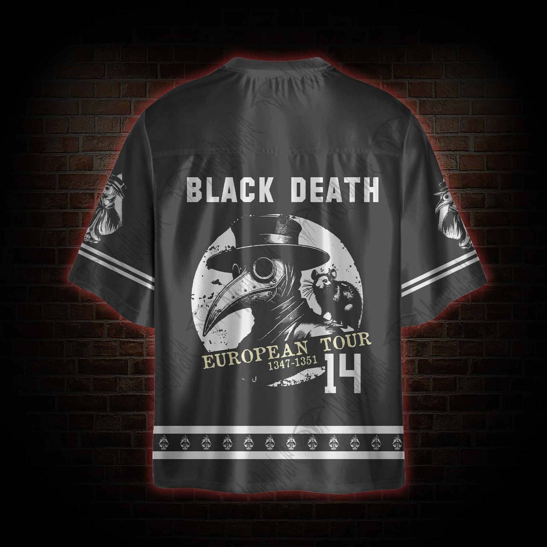 Black Death European Tour Oversized Jersey