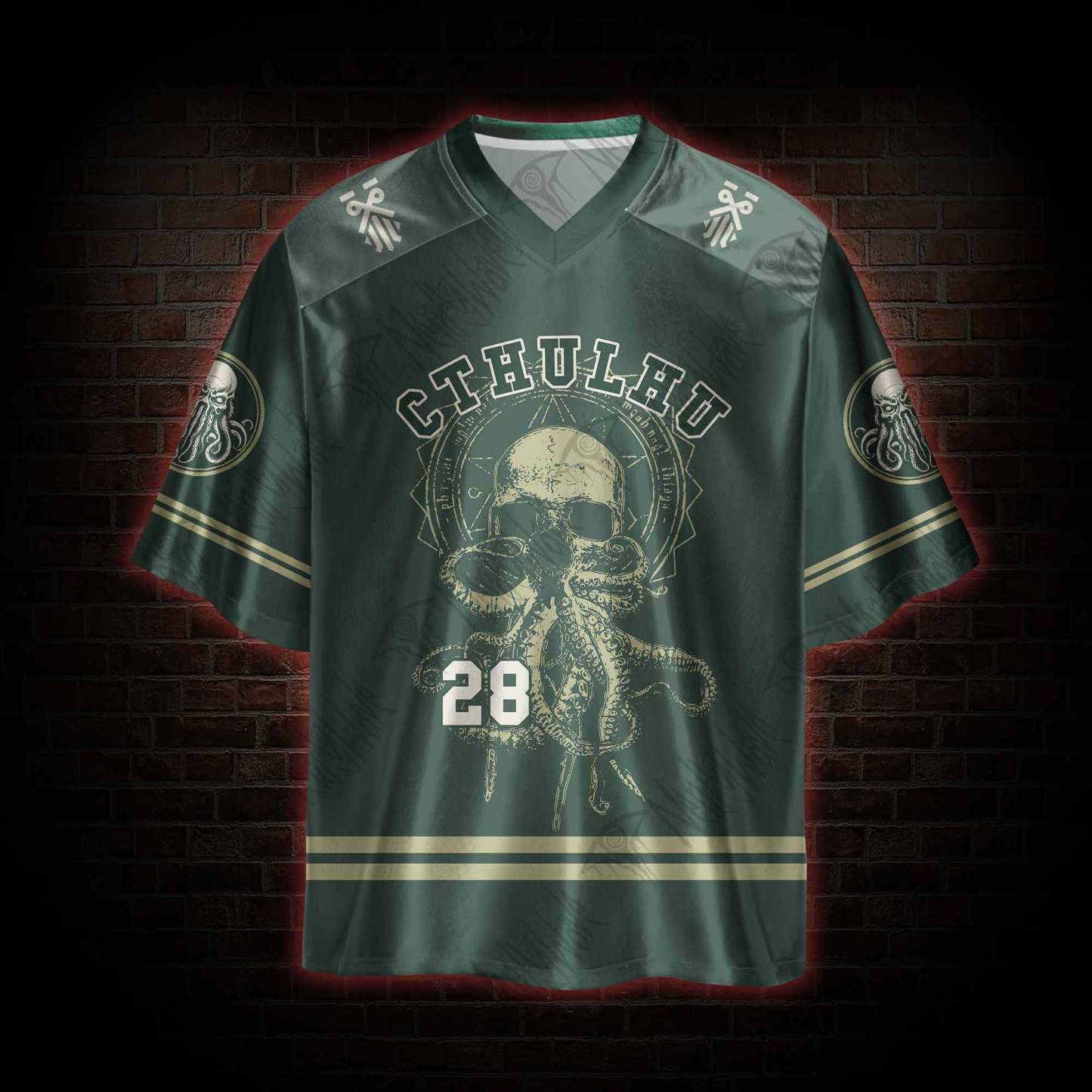 Cthulhu Vintage Oversized Jersey