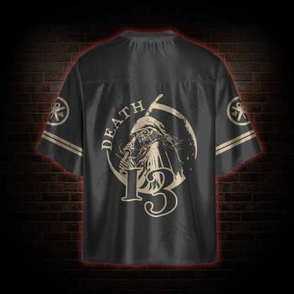 Death in Cloak Tarot Card Oversized Jersey