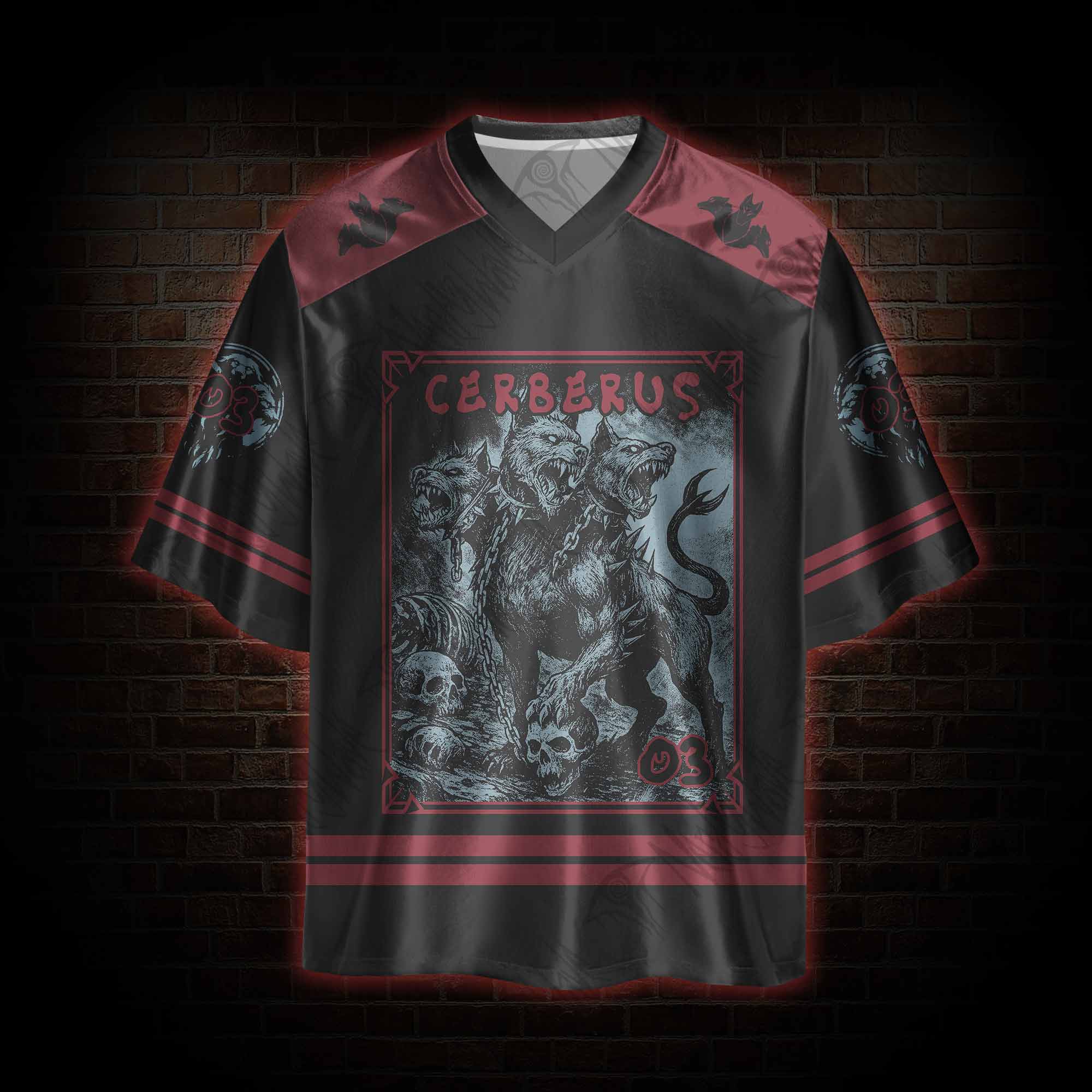 Hell Hound Cerberus Oversized Jersey