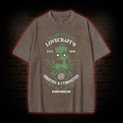 H. P. Lovecraft's Emporium Washed T-shirt