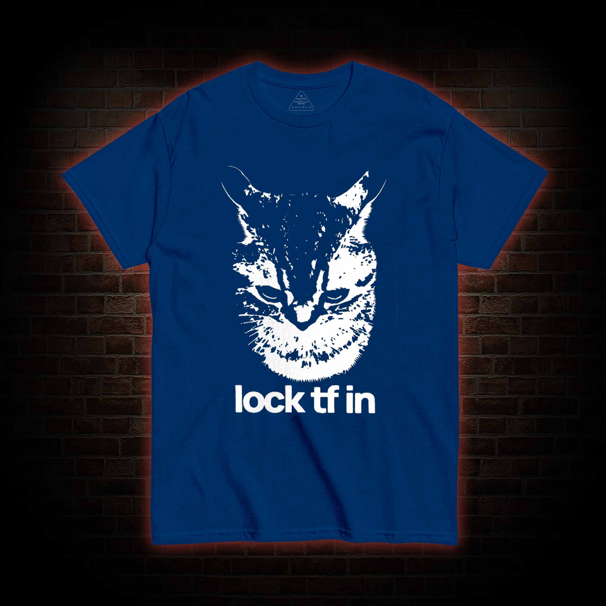 Lock TF in Cat T-shirt