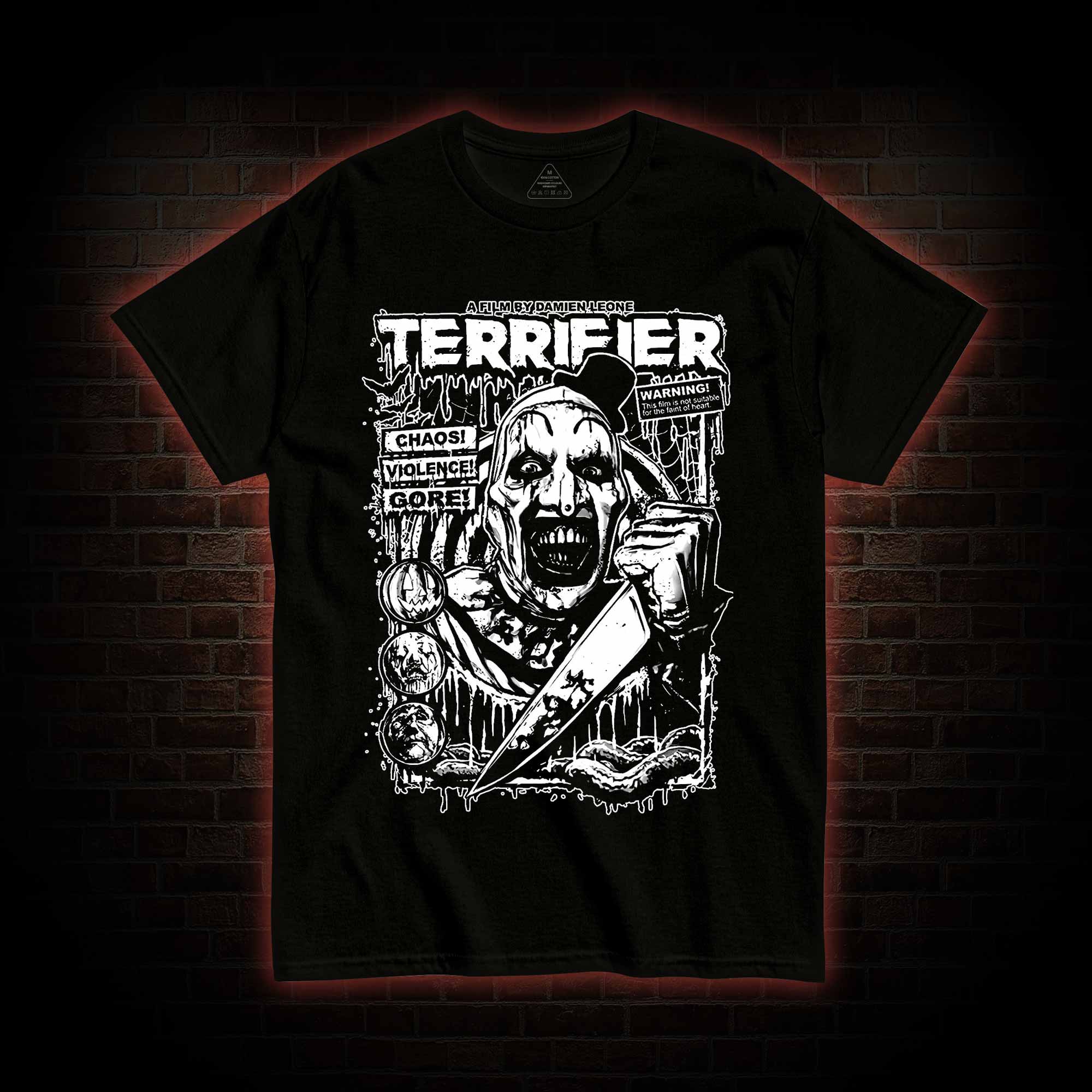 He was Creating an Evil Art form T-shirt