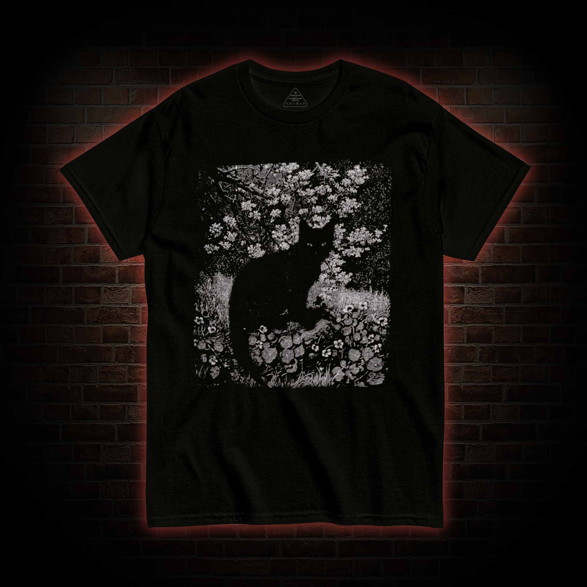 Vintage Black Cat T-shirt