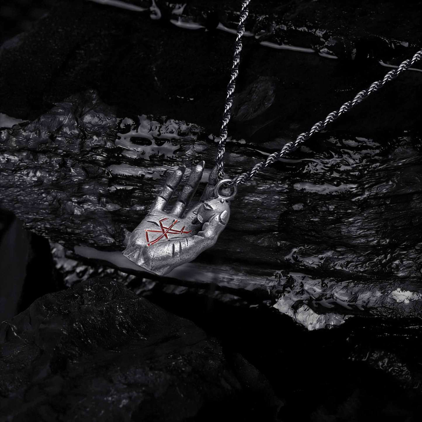 Hand of God Sculptural Necklace