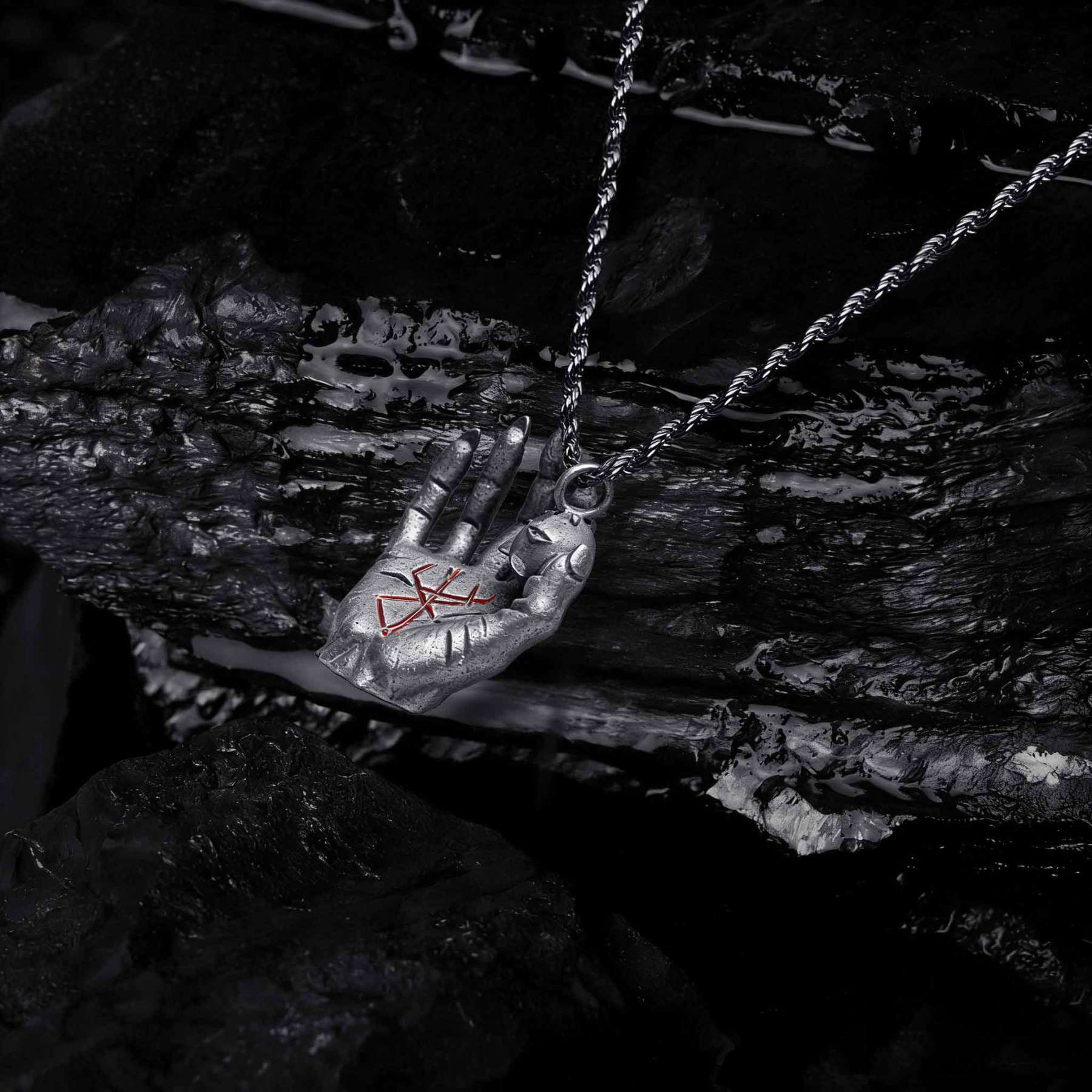 Hand of God Sculptural Necklace