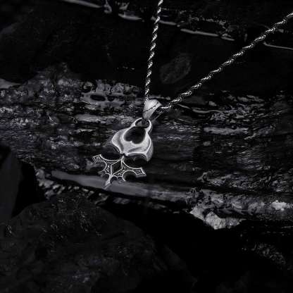 Reaper Skull Sculptural Necklace