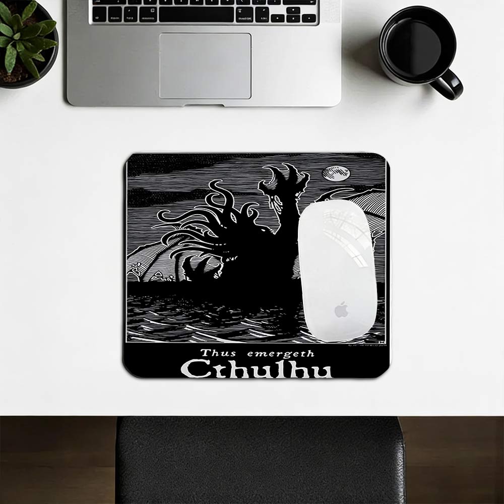 Thus Emergeth Cthulhu Mouse Pad