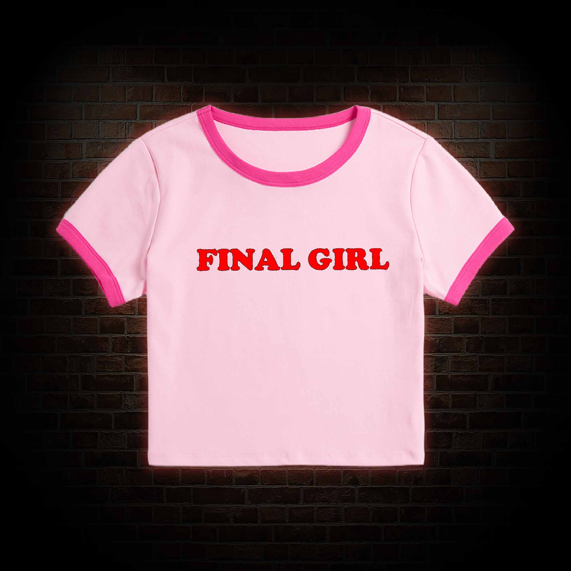 Horror Final Girl Baby Tee