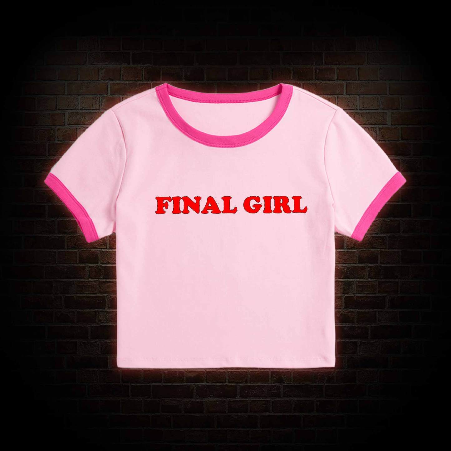 Horror Final Girl Baby Tee