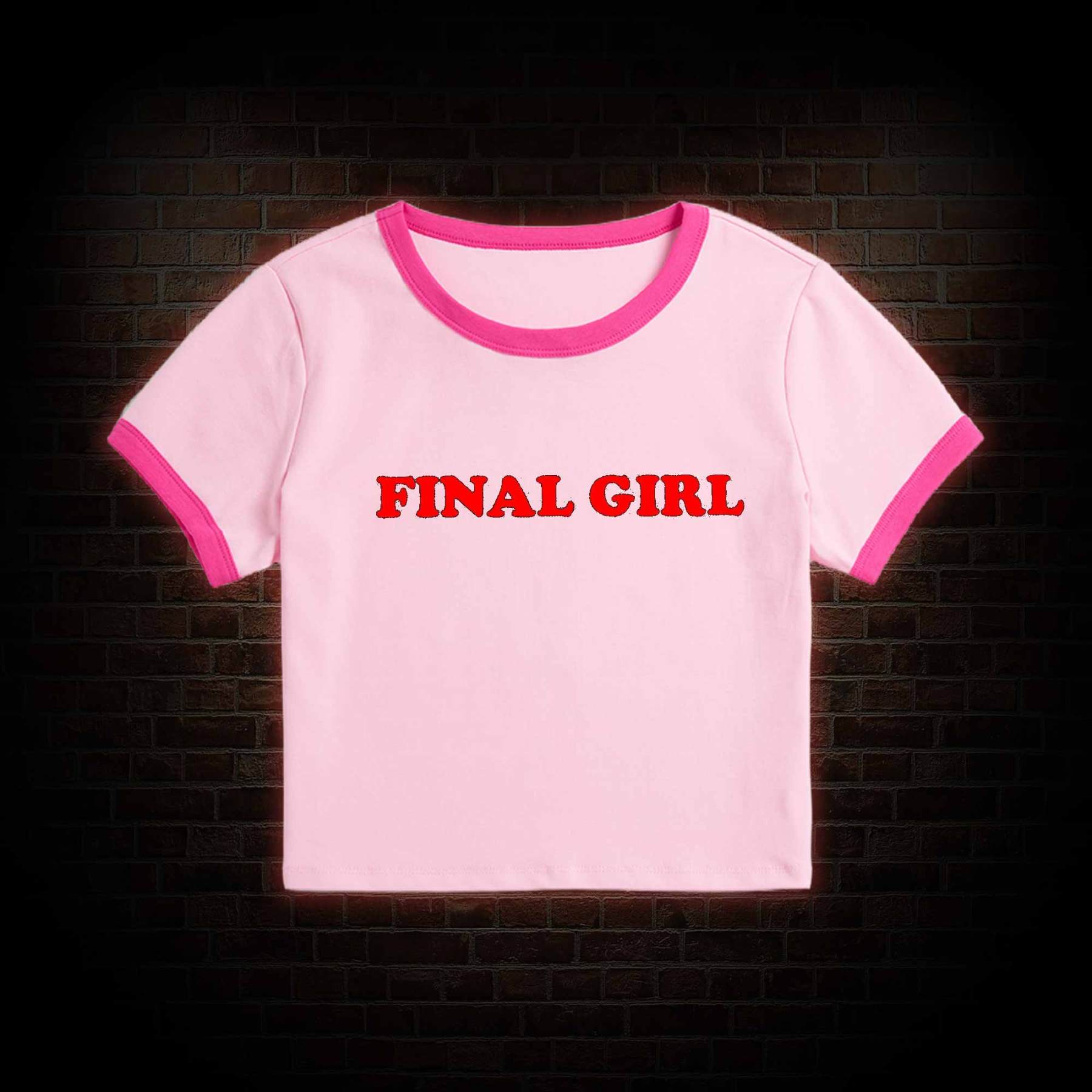 Horror Final Girl Baby Tee