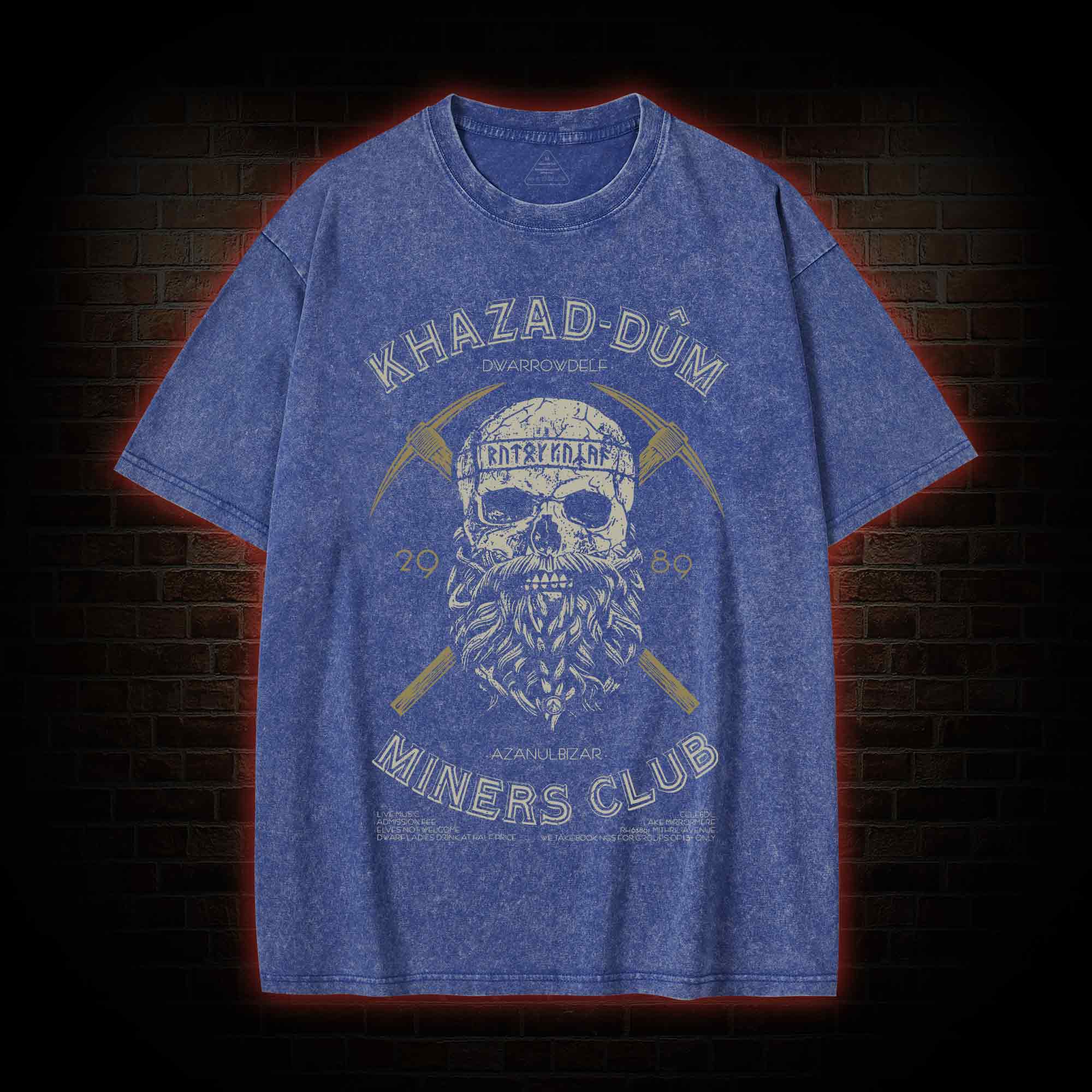 The Mines Of Moria Washed T-shirt