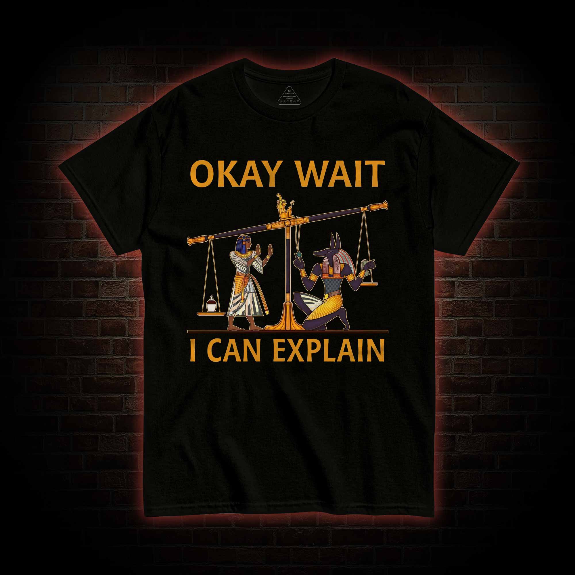 Okay Wait I can Explain T-shirt