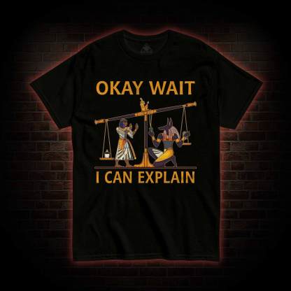 Okay Wait I can Explain T-shirt