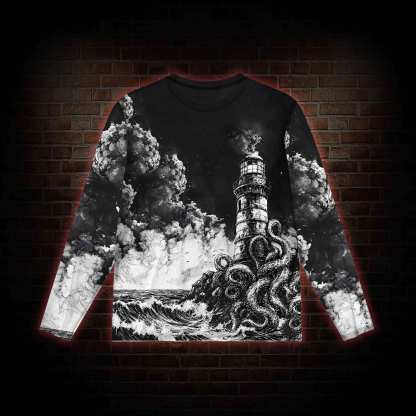 The Lighthouse  Mesh Long Sleeve Top