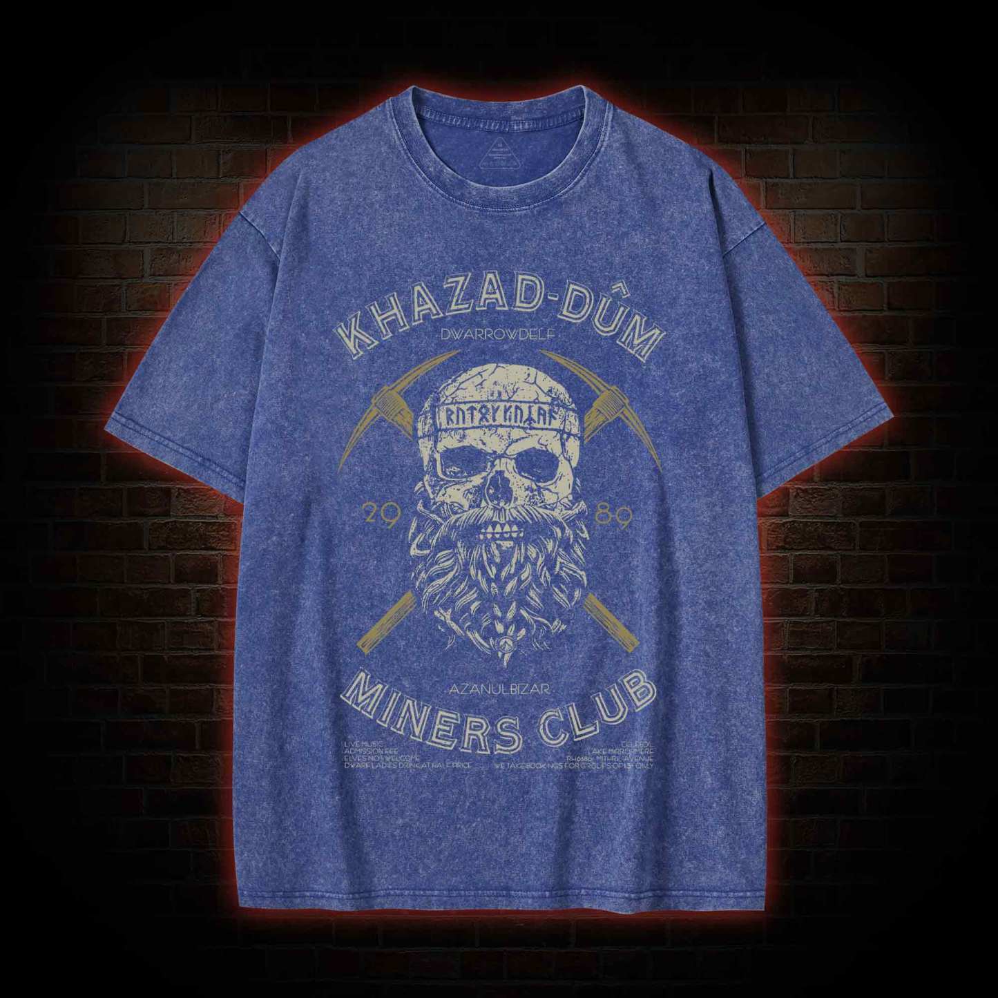 The Mines Of Moria Washed T-shirt