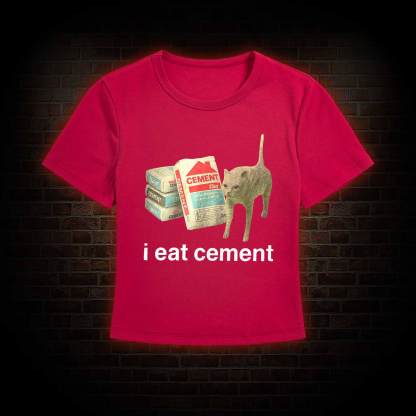 I Eat Cement Slim Fit T-Shirt