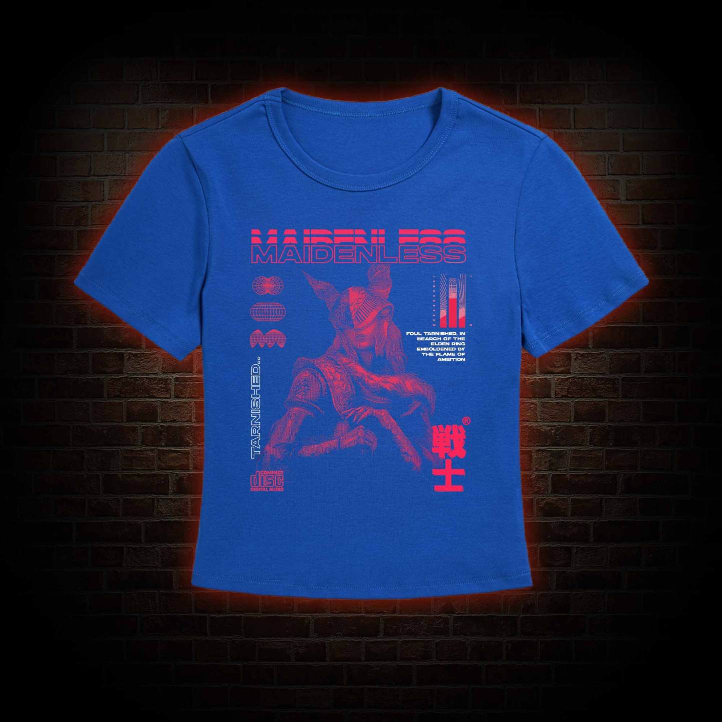 Maidenless Warrior Slim Fit T-Shirt