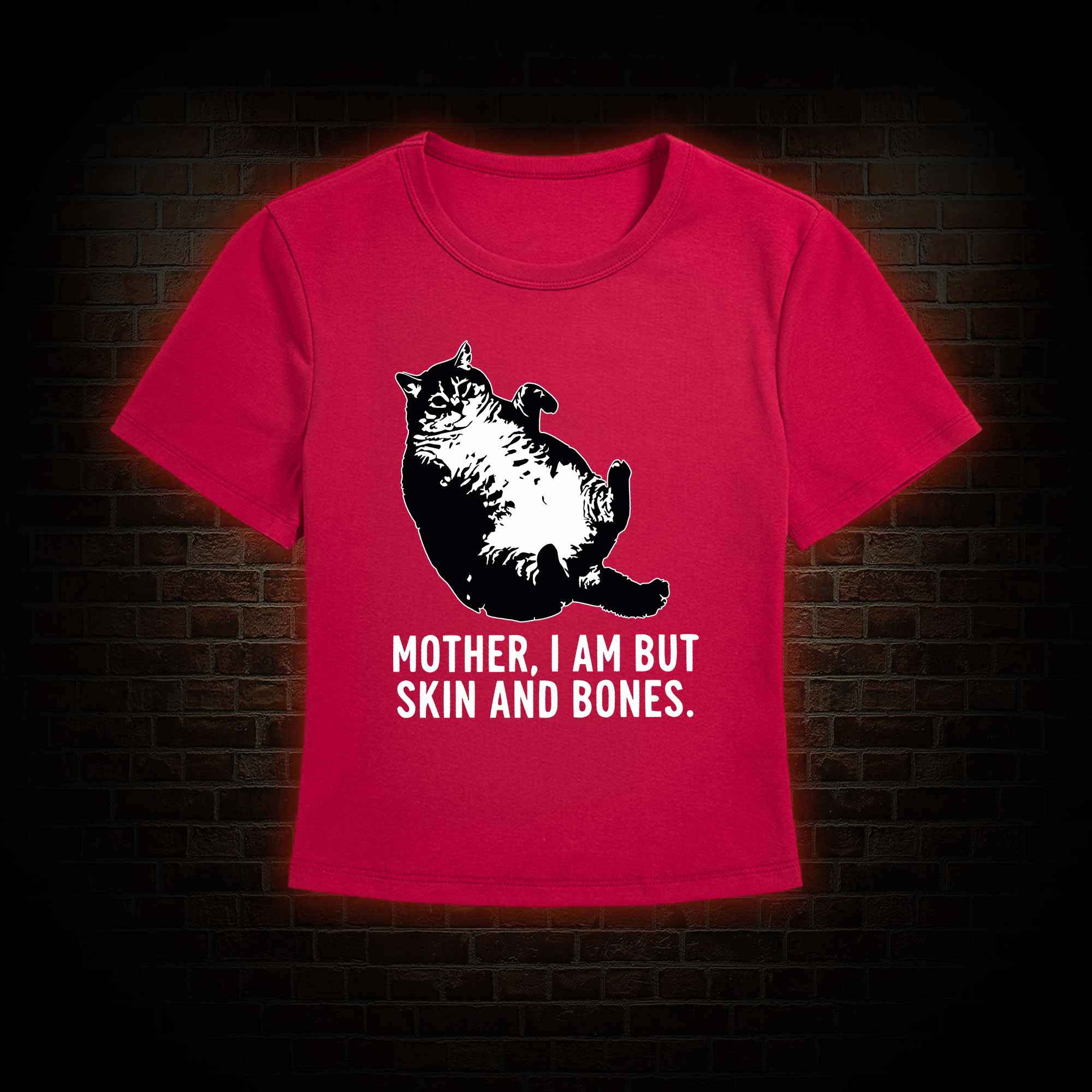 Mother I Am but Skin and Bones Slim Fit T-Shirt