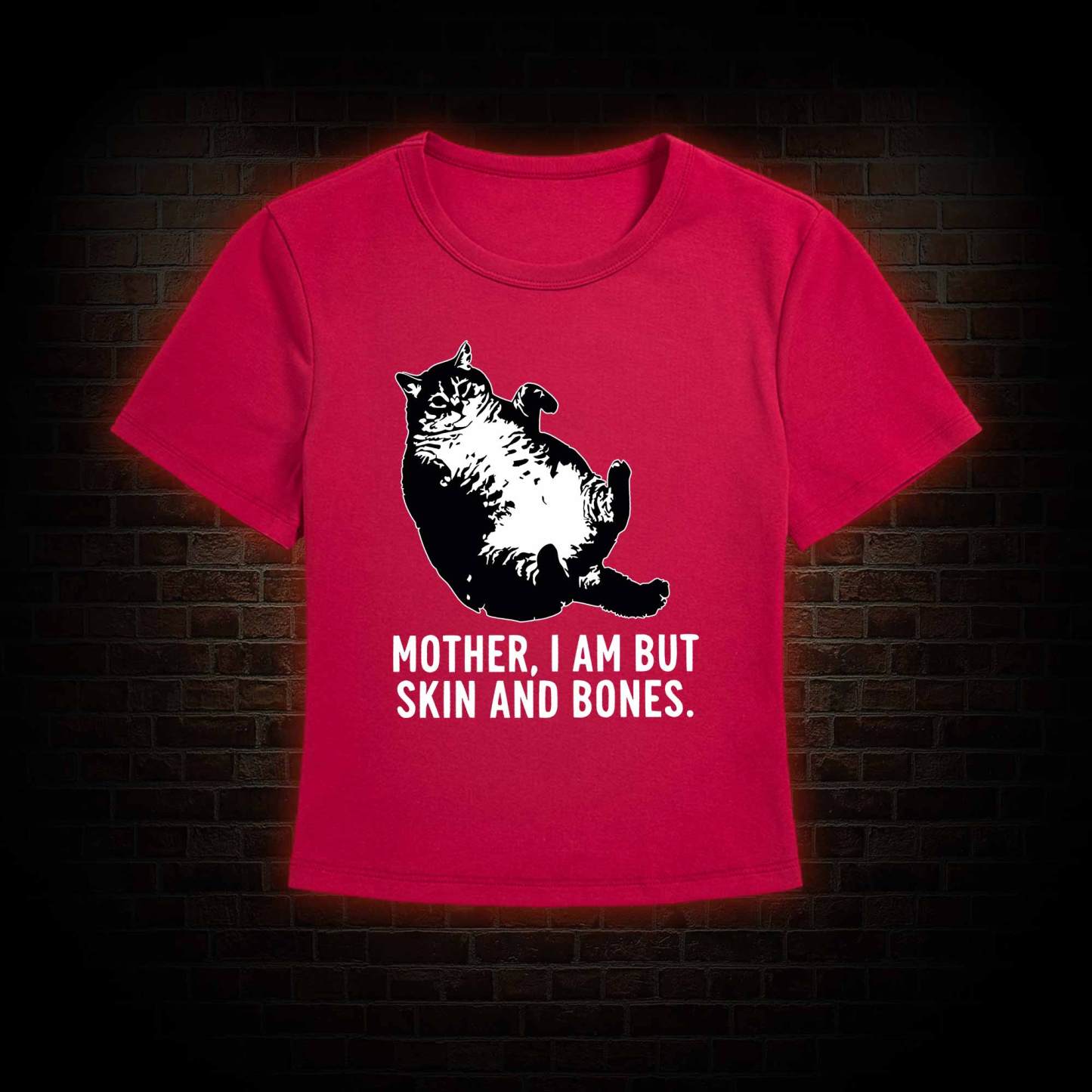 Mother I Am but Skin and Bones Slim Fit T-Shirt