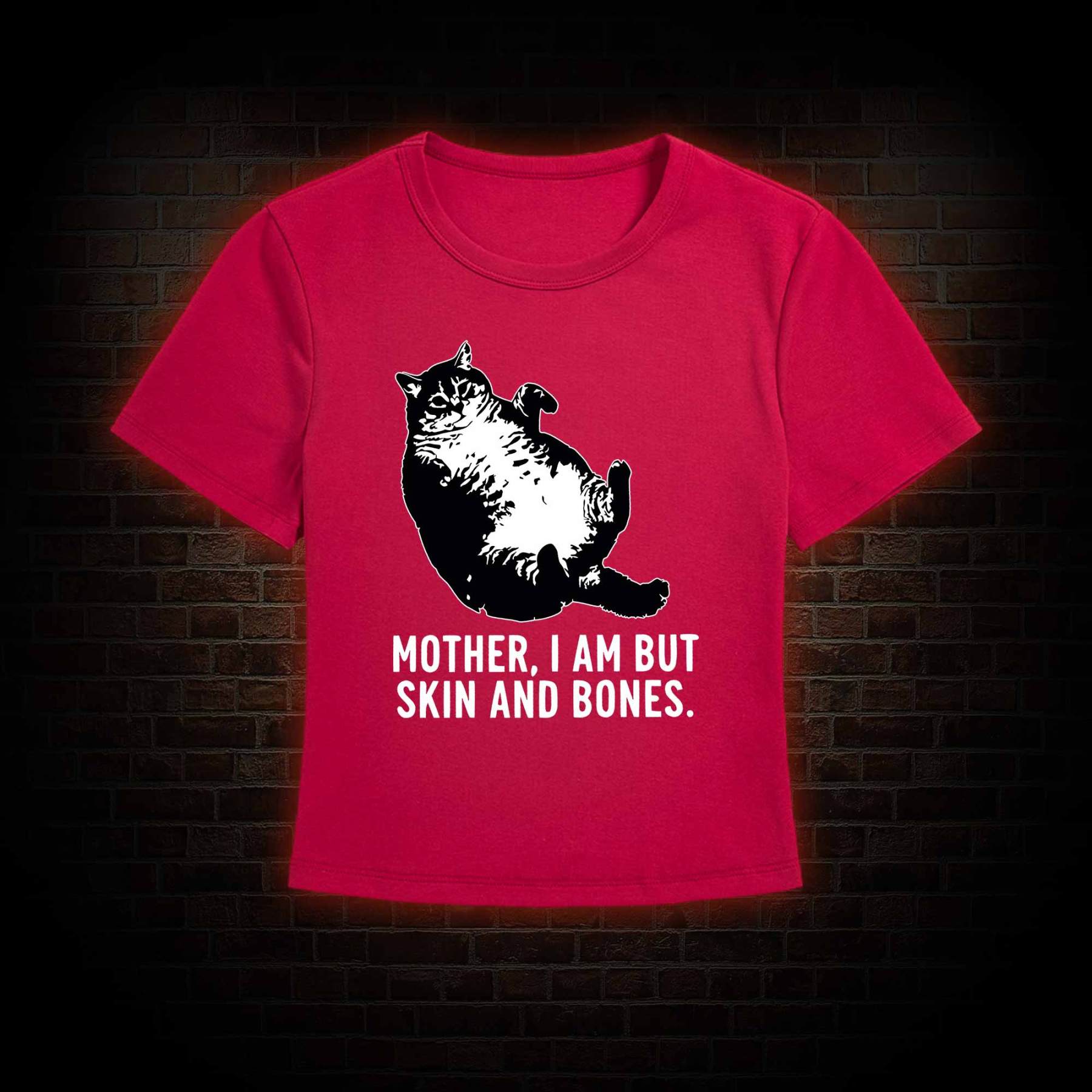 Mother I Am but Skin and Bones Slim Fit T-Shirt