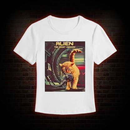 Alien Cat Slim Fit T-Shirt