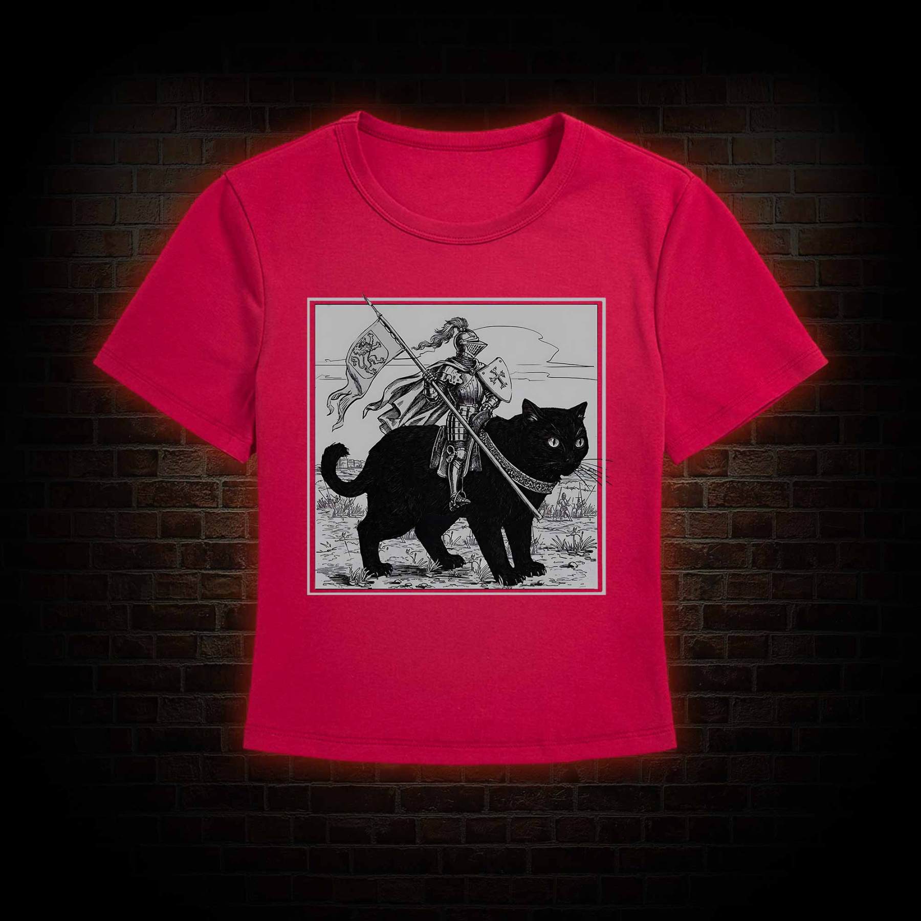 Medieval Knight Slim Fit T-Shirt