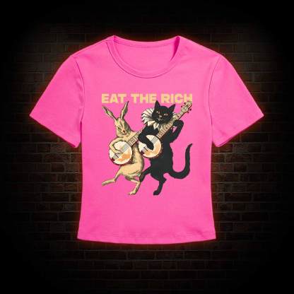 Eat The Rich Slim Fit T-Shirt