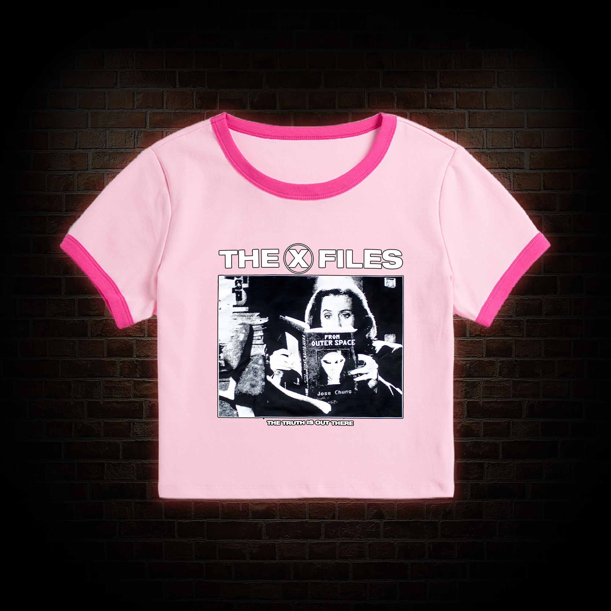 The Truth Is Out There Slim Crop T-Shirts