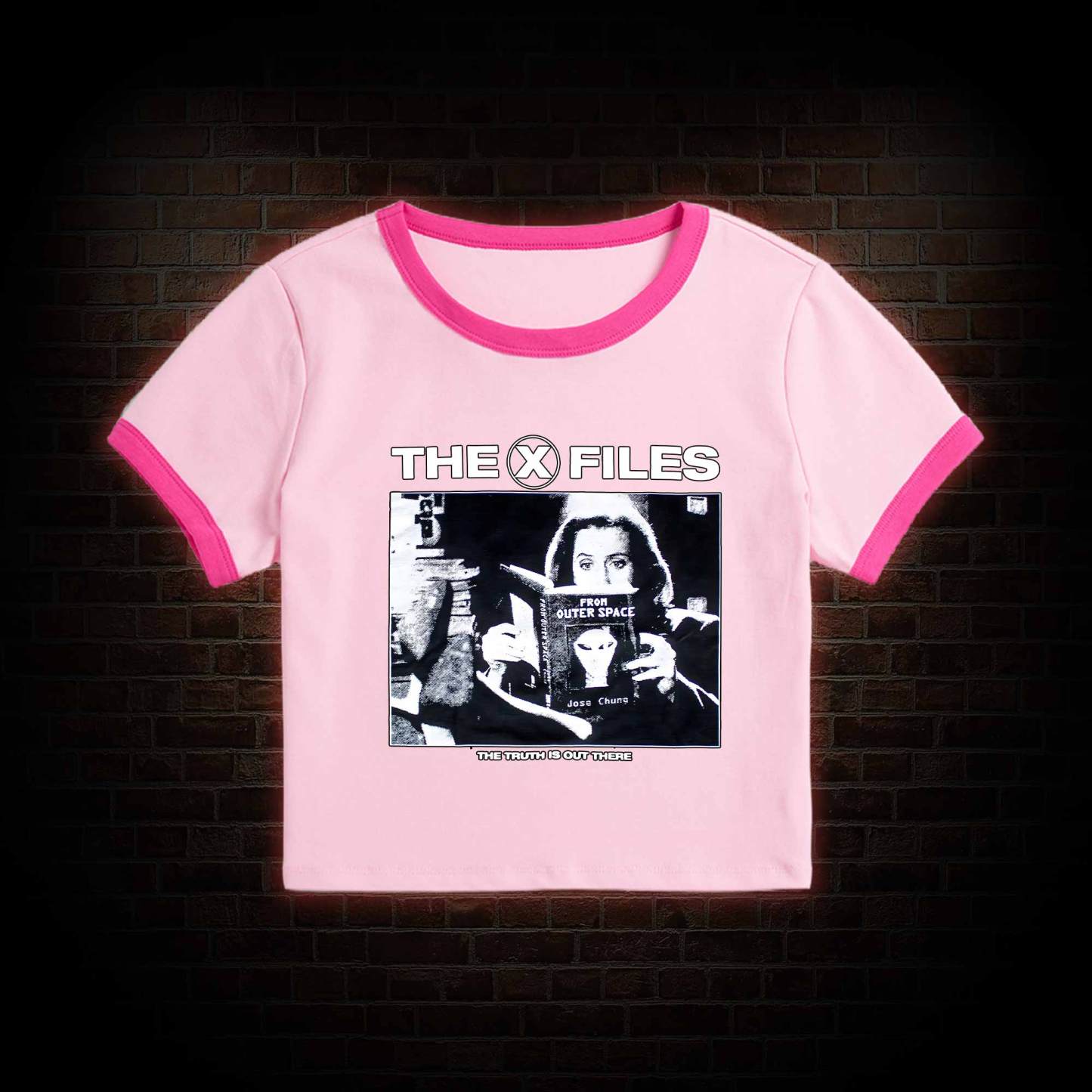 The Truth Is Out There Slim Crop T-Shirts