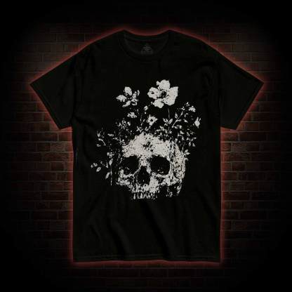 Floral Skull T-shirt