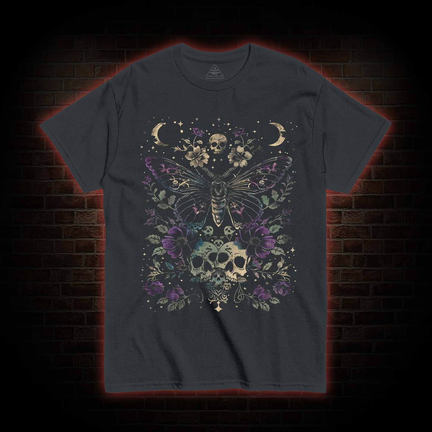 Witchy Floral Skull T-shirt
