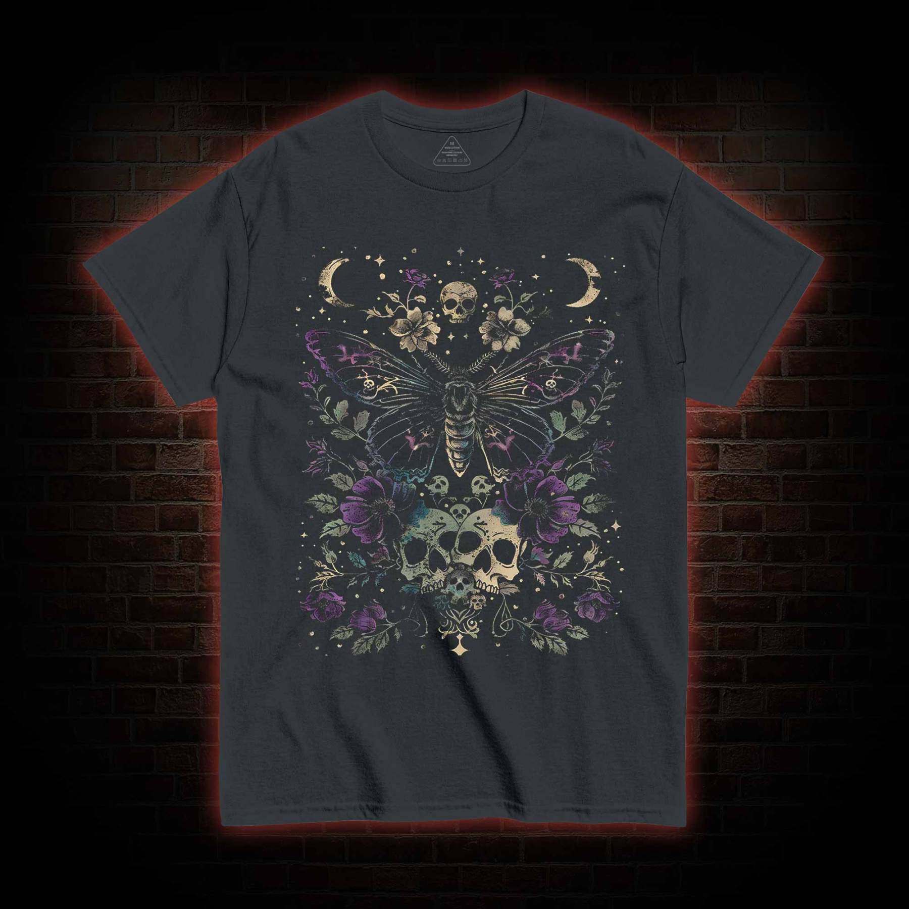 Witchy Floral Skull T-shirt