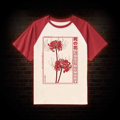 Red Spider Lily Raglan T-shirt