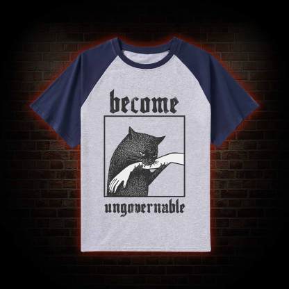 Silly Cats Raglan T-shirt