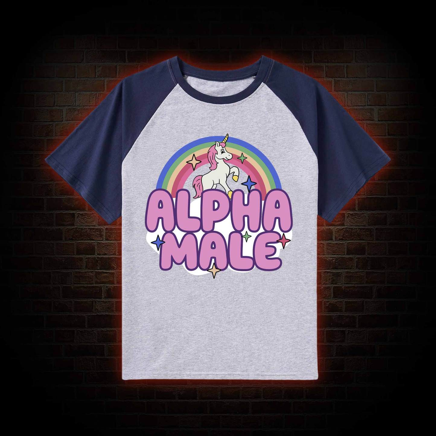 Alpha Male Raglan T-shirt