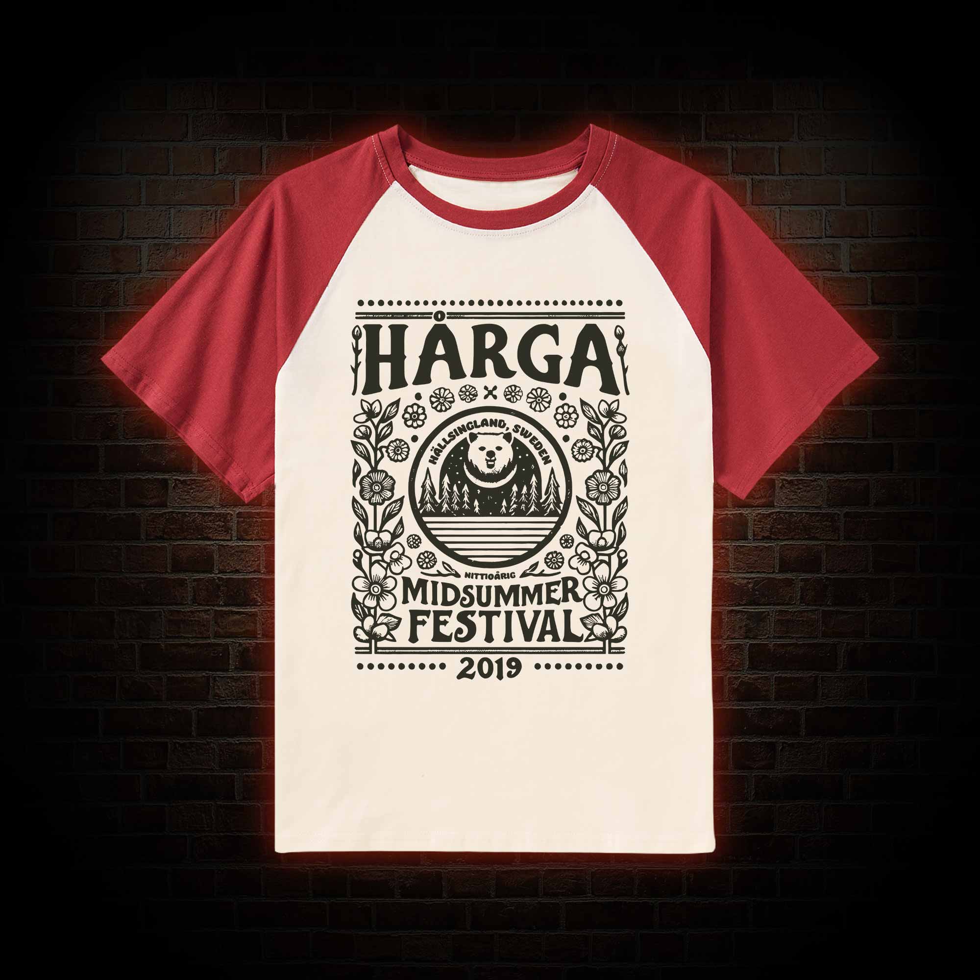 Midsummer Festival Raglan T-shirt