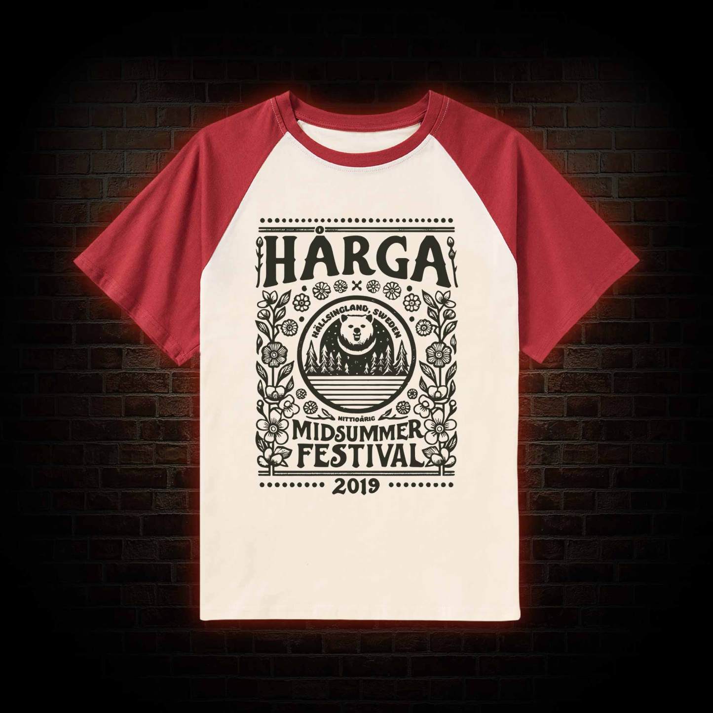 Midsummer Festival Raglan T-shirt