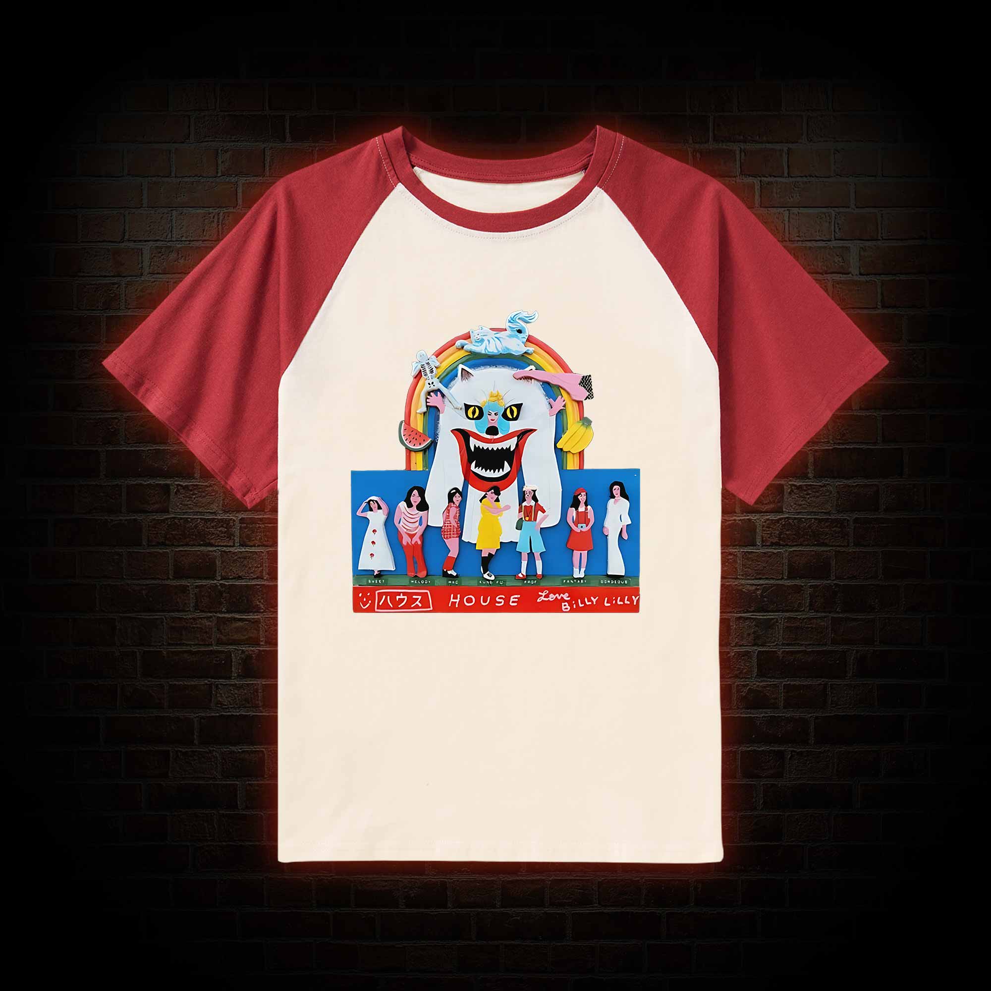 The Girls will Wake Up When They are Hungry Raglan T-shirt