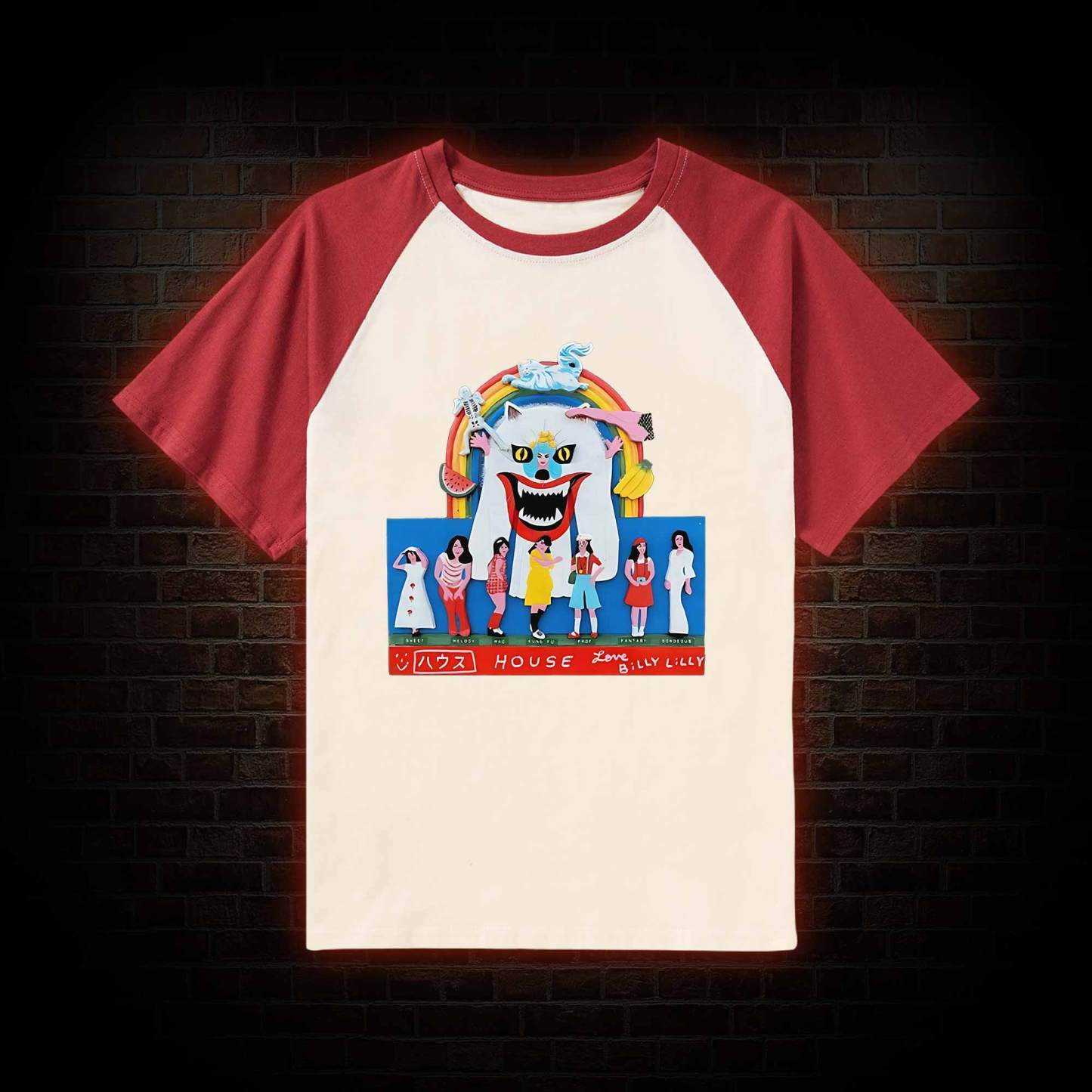 The Girls will Wake Up When They are Hungry Raglan T-shirt