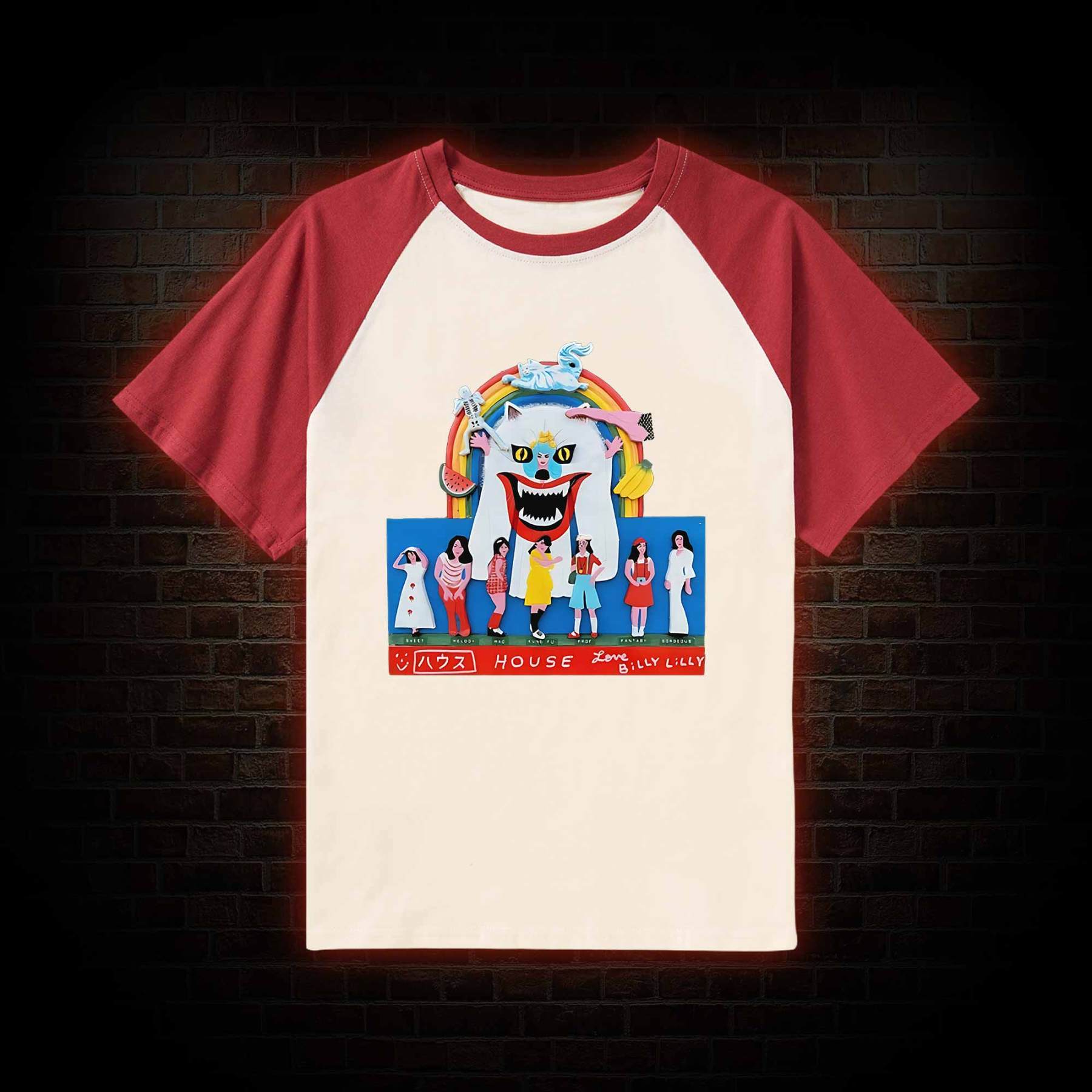 The Girls will Wake Up When They are Hungry Raglan T-shirt