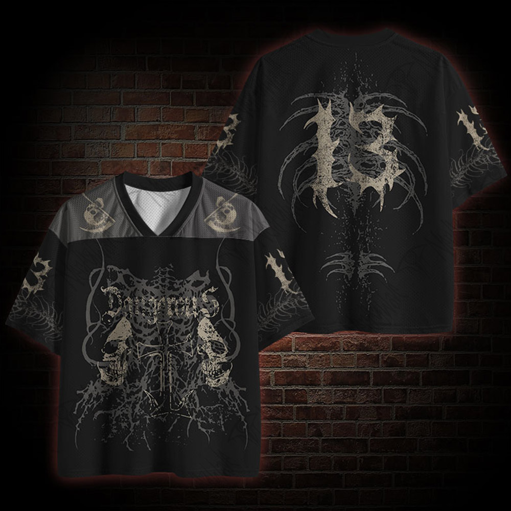 Double Skull Mesh Jersey