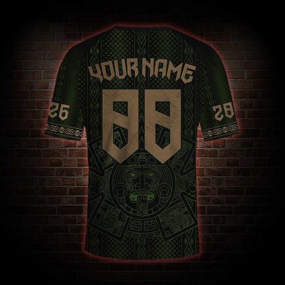 Personalized Mexcio Aztec Football Jersey