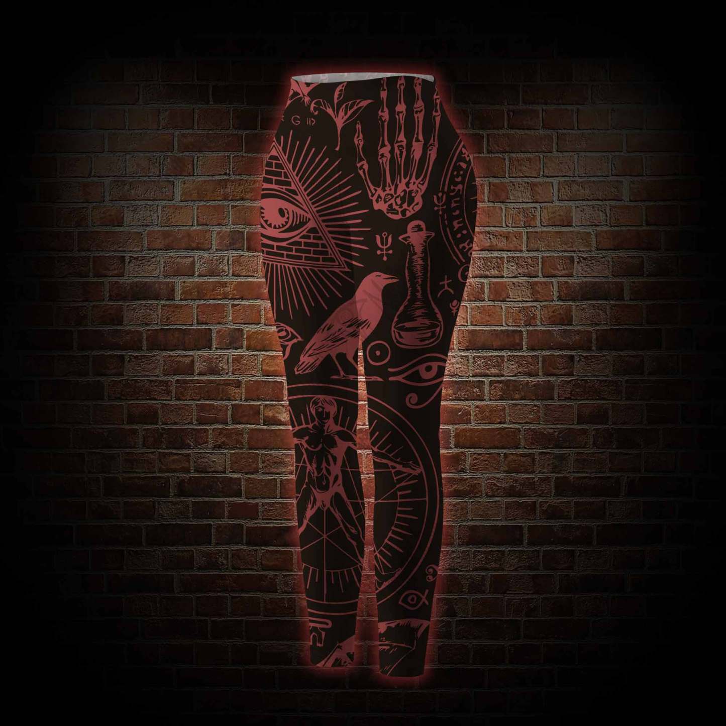 Occultism Women's Tight-Fitting Pants