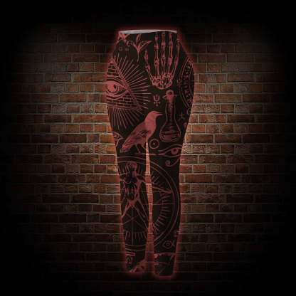 Occultism Women's Tight-Fitting Pants