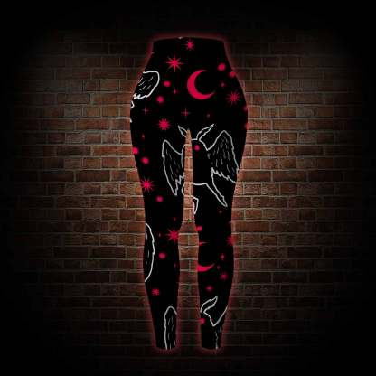 Mothman Night Women's Tight-Fitting Pants
